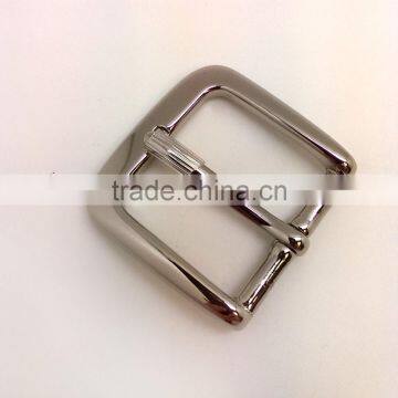 1-1/4" End Bar Buckle, Solid Brass End Bar Buckle With One Prong, Nickel Plate Belt Buckle photo-2
