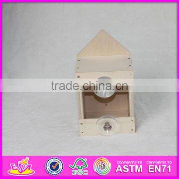 2016 New Fashion Funny Children Wooden Bird House W03B049 photo-5