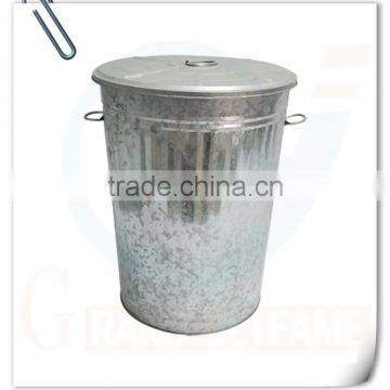 Household Decor Big Galvanized Bucket With Lid photo-2