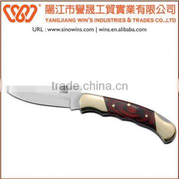 Pocket knife with wood Handle