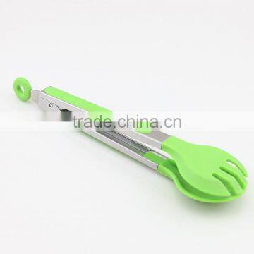 Essential Kitchen Tool Utility Salad Tong With Locking Clip