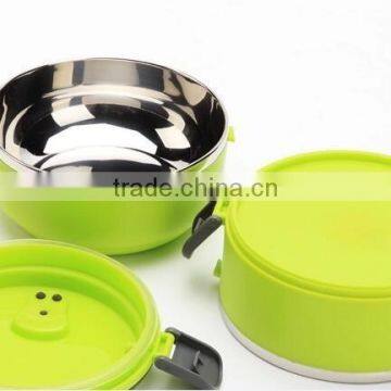 Round Stainless Steel and PP Material Food Container With Competitive Price photo-2