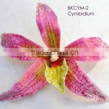 Fabric coated flower cymbidium orchid "BK-orchid"