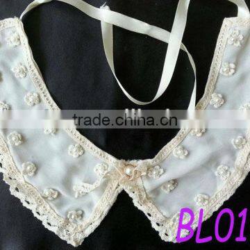 embroidery fringe small flower dotted different neck designs