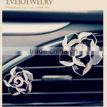 2.5cm 4.5cm Car air fresher with rhinestone perfume