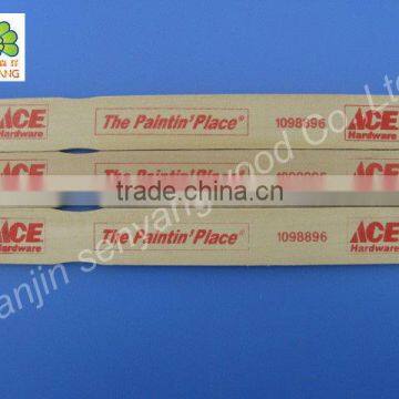 logo color print wooden paint stirrer