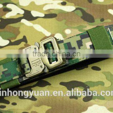 Digital Woodland Camouflage Metal Buckle High Strength Military Tactical Combat Belts photo-5