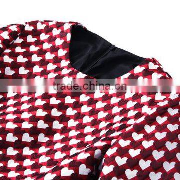 Ladies Fashion European Style Half Sleeve Fit and Flare Short Autumn Dress photo-5