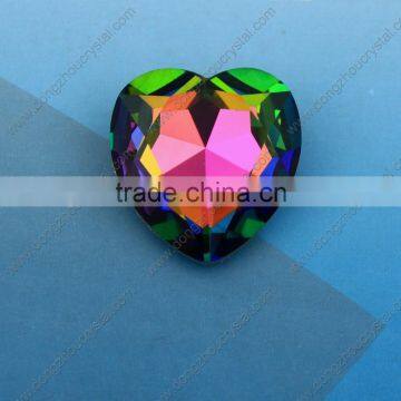 New Product 28mm Golden Shade Heart Crystal Rhinestone Trimming Accessories photo-2