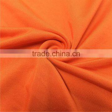 Hot 100% spun polyester single jersey knitted fabric for wholesale