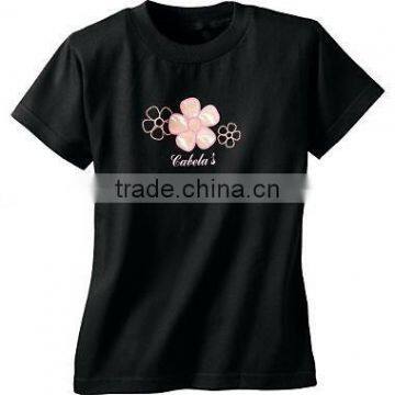 High End Quality Women Short Sleeve Cotton T-shirt