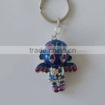 Fashion key chain ,keychain jewelry ,alloy diamond jewely