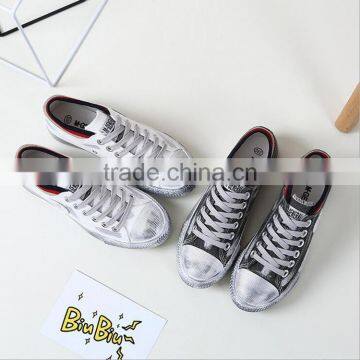 Woman Made Old Dirty Style Canvas Shoes Wholesale photo-6