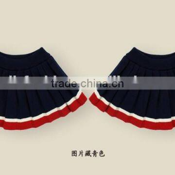 new design shool skirt children girls knit skirt