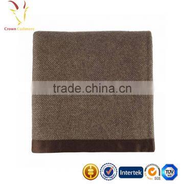 Knitted Solid Cashmere Blanket photo-3