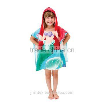 Microfiber Hooded Poncho Towel Forkids photo-3