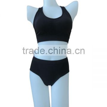 Top quality seamless woman underwear ladies lingerie sport bra and panty sets