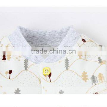 100% Cotton Spring and Winter Full Sleeve Children Clothing Set Wholesale Adult Baby Wear photo-5