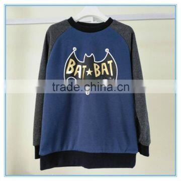 Kids animal hoodies custom sweatshirt fashion bat printed pullover hoodies without hood