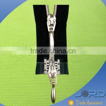 12years experience open end double slider Aluminum zippers/metal zipper
