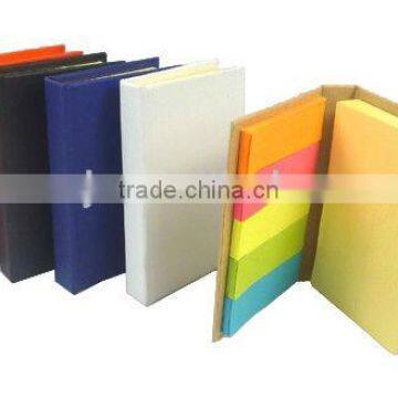 Hard kraft cover pocketbook with colorful paper-tape made in China