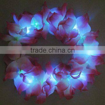 Hawaii LED Flower Necklace Lei photo-4