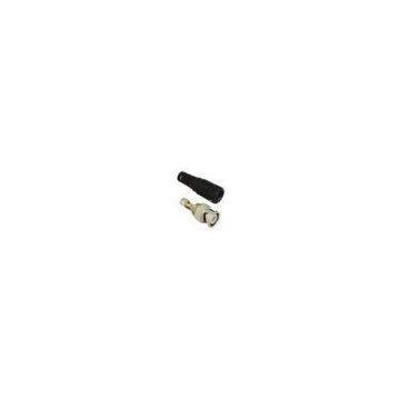 RF CCTV BNC Connector with 50 Character Impedance , Male Connector