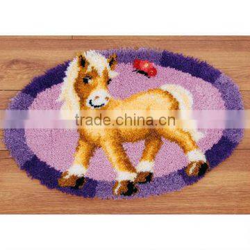 Printed canvas-LATCH HOOK RUG KIT.ZD115-Fashion mat-01