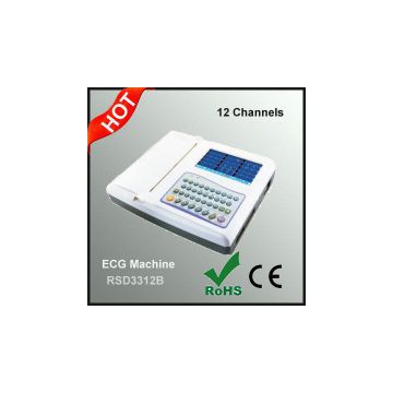 12 Channel ECG Machine