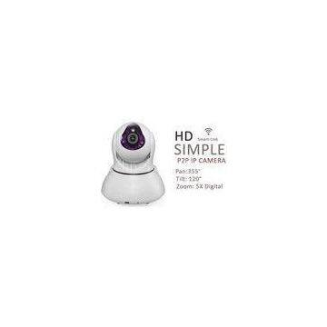 Wireless Wifi IP Camera HD , Outdoor Wifi Surveillance Camera With Linkage Alarm