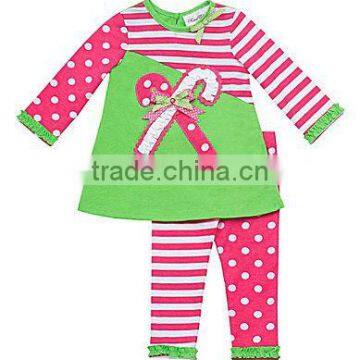 wholesale stripe polka dots girls boutique clothing