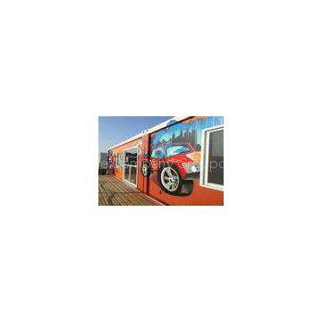 Lightweight And Convenient Prefab Steel Frame Modular Homes For Shop