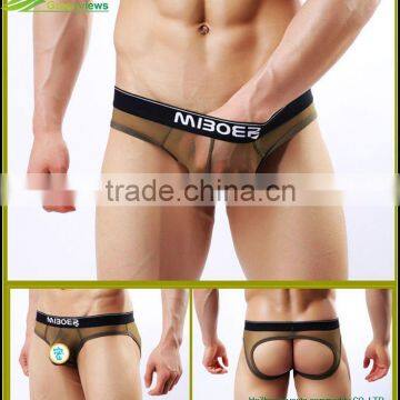 OEM Service Supported Gay Men Thong Pouch Sexy Men Underwear Sexy Gay Men Underwear Factory Empty Briefs Gay Underwear photo-2