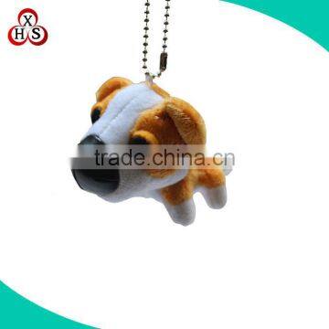 Wholesale custom plush dog keychains stuffed soft plush toy keychain