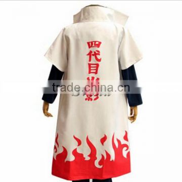 Wholesale Naruto Cosplay costume Naruto Fourth Hokage Namikaze Minato Cosplay Costumes Uniform / Cloak