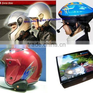 motorcycle helmet bluetooth headset/intercom .driver and passenger intercom cumminication . intercom helmet communicator