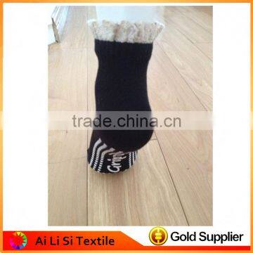 Cheap Custom Logo Anti Non Slip Yoga Latex Rubber Pilates Socks with Grip Barre
