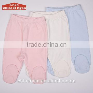 Wholsale Clothing Pure Colors Lovely Knit Cotton Adult Baby Pants