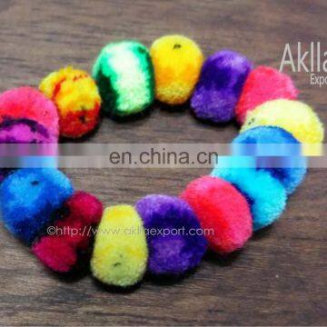 Wool Hair Scrunchies