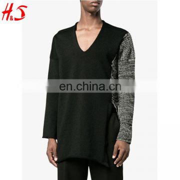 Best Selling Hot Chinese Products Custom Latest Arrival Sweater V-Neck Long Sleeve Knit Sweater