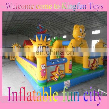 Commercial grade inflatable amusement park for party