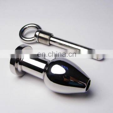 New arrival stailess steel anal plug enema, gay butt anal toys