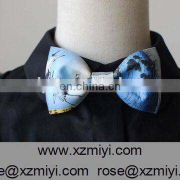 Party Wedding Use New Digital Chinese Printed Large Personalized Bow Ties