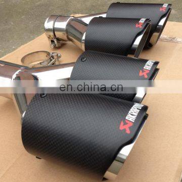 newest carbon fiber muffler pipe exhaust muffler tip