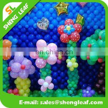 Magic flower shaped latex balloons with different style