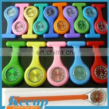 2016 Hot Sale Top Quality Customizable Silicone Brooch Nurse Watch