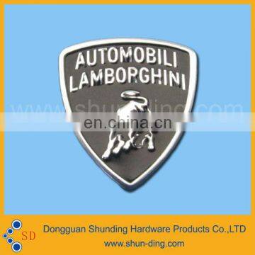 Die cast zinc alloy raised logo badge