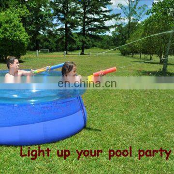 color changing promotion gifts birthday, pool party favor light up flashing glow water gun with factory price by origin factory