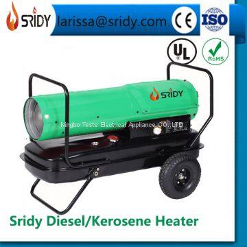 DH-50A Space Heater Kerosene Heating Machine 50KW Industrial Diesel Paraffin Space Heater on Wheels 170600 BTU photo-3