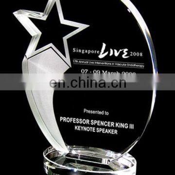 New products 2017 corporate wholesale star trophy crystal award acrylic trophy